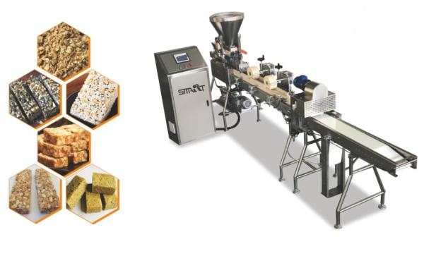 CE Certificated Automatic Snack Bar Machine Mini Granola Bar Former For Small
