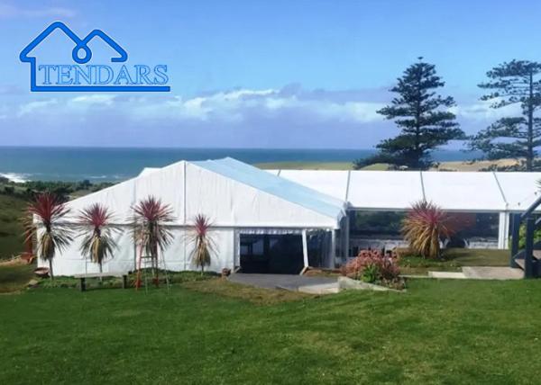 Aluminum Alloy White Party Tents 800 People Wedding Party Temp Tent Structures