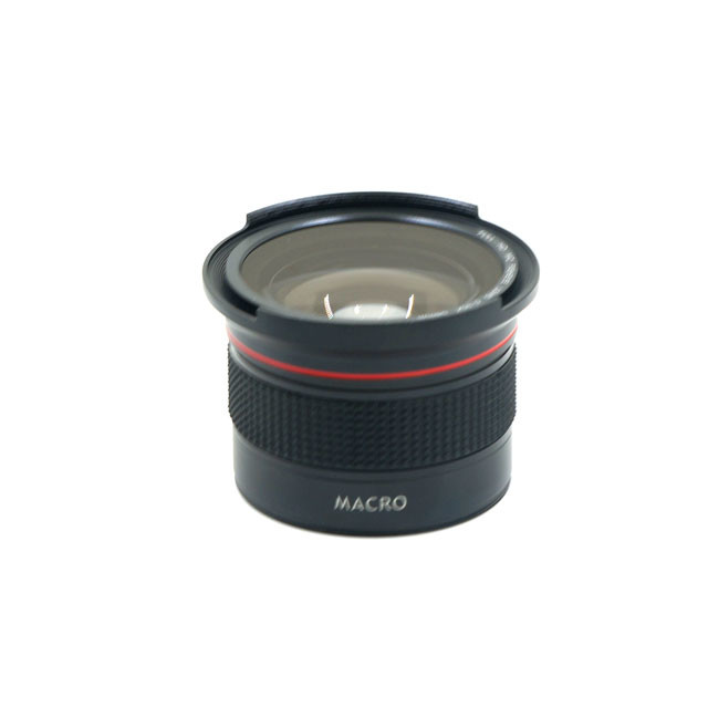 Portable Fisheye Camera Lens 0.35X 58Mm , Fisheye Wide Angle Macro Lens
