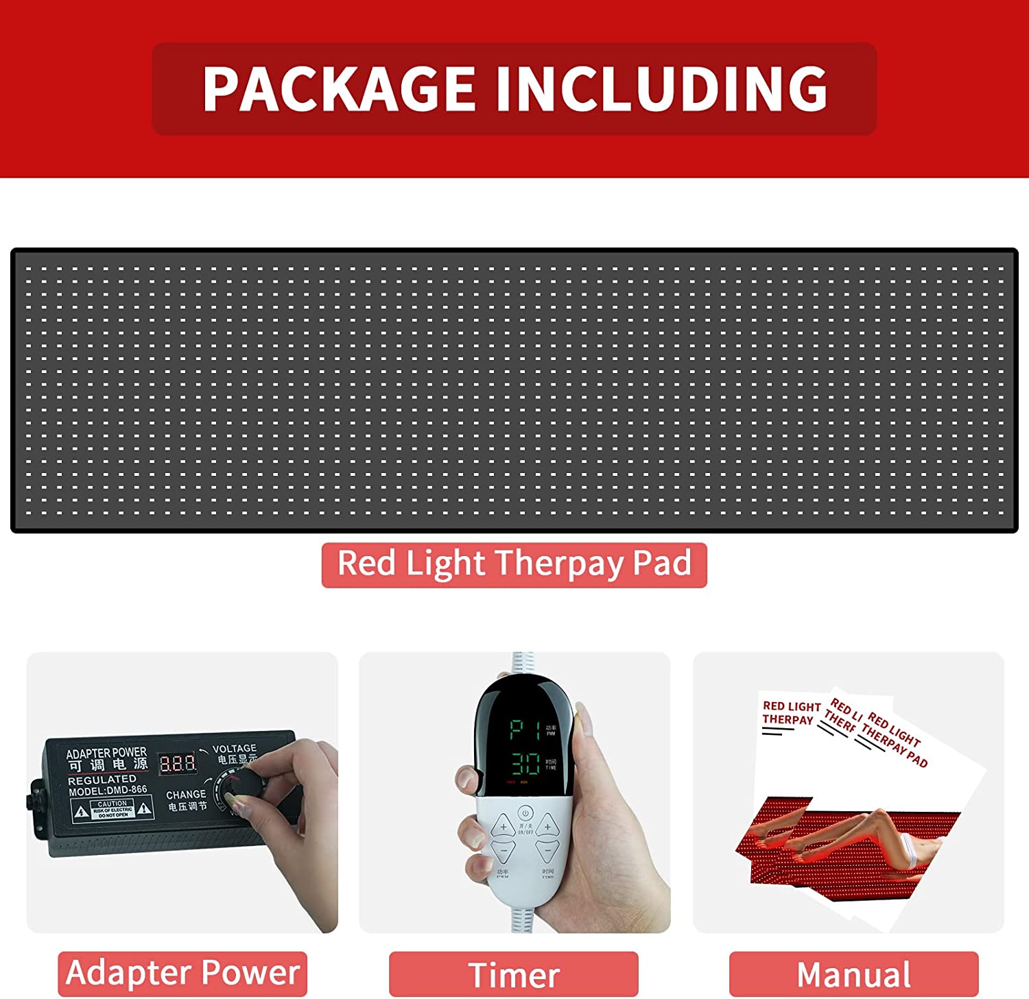 Full Body Red Infrared Led Light Therapy Mat Sleeping Bag 90W OEM