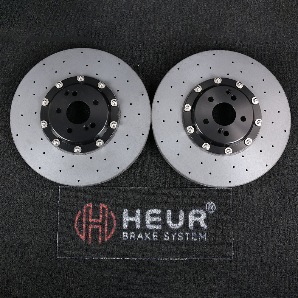 Heur Brake Carbon Ceramic Brake Disc For Mercedes Benz BMW Audi Upgrade Size From 355MM-440MM