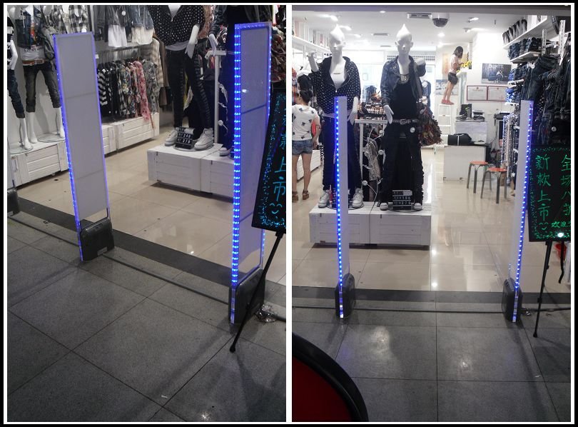 XLD-T08A top-class clothing shops rf anti theft system