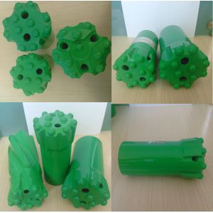 Threaded T38 / R38 Ballistic Button Drill Bit with Tungsten Carbide Button