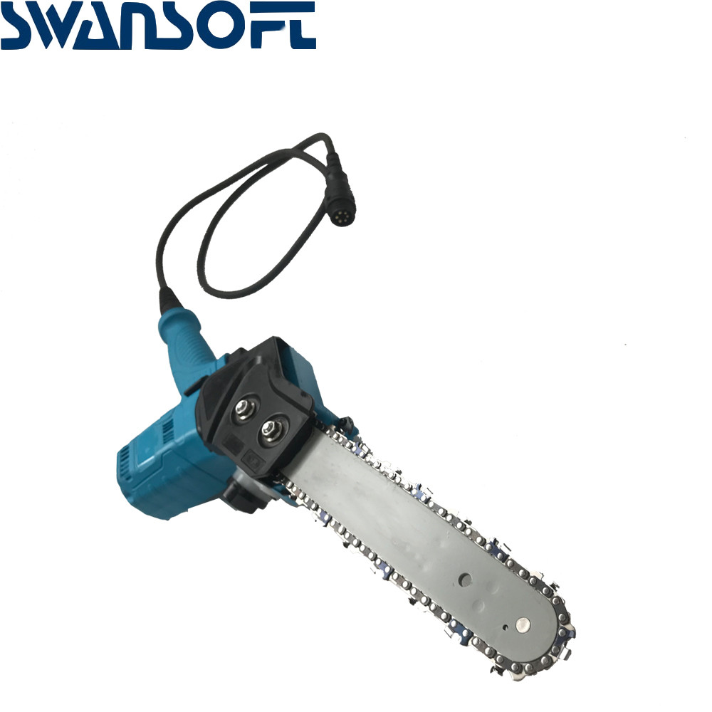 Swansoft 150mm Branch Cutting Chain Saw Electric One Hand Chain saw Electric Chainsaw