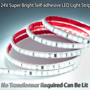 Self-Adhesive LED Light Strip Soft Cabinet Display Linear Patch Transformer-Free