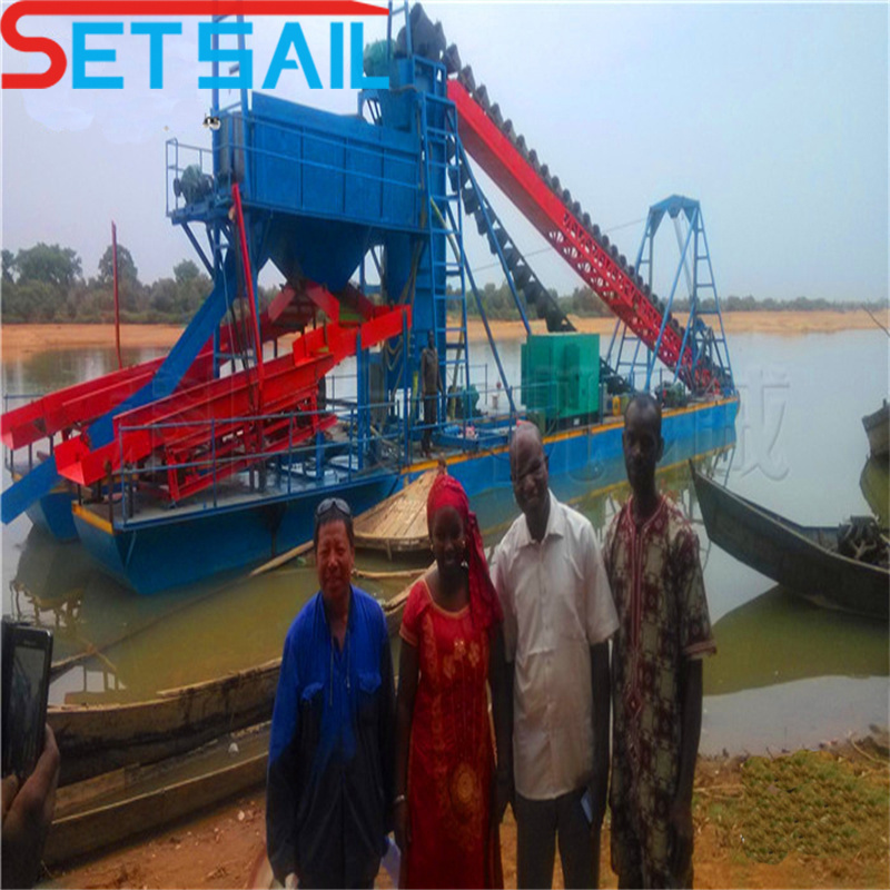 Chain Bucket Gold Dredging Mining Machinery for River Sand