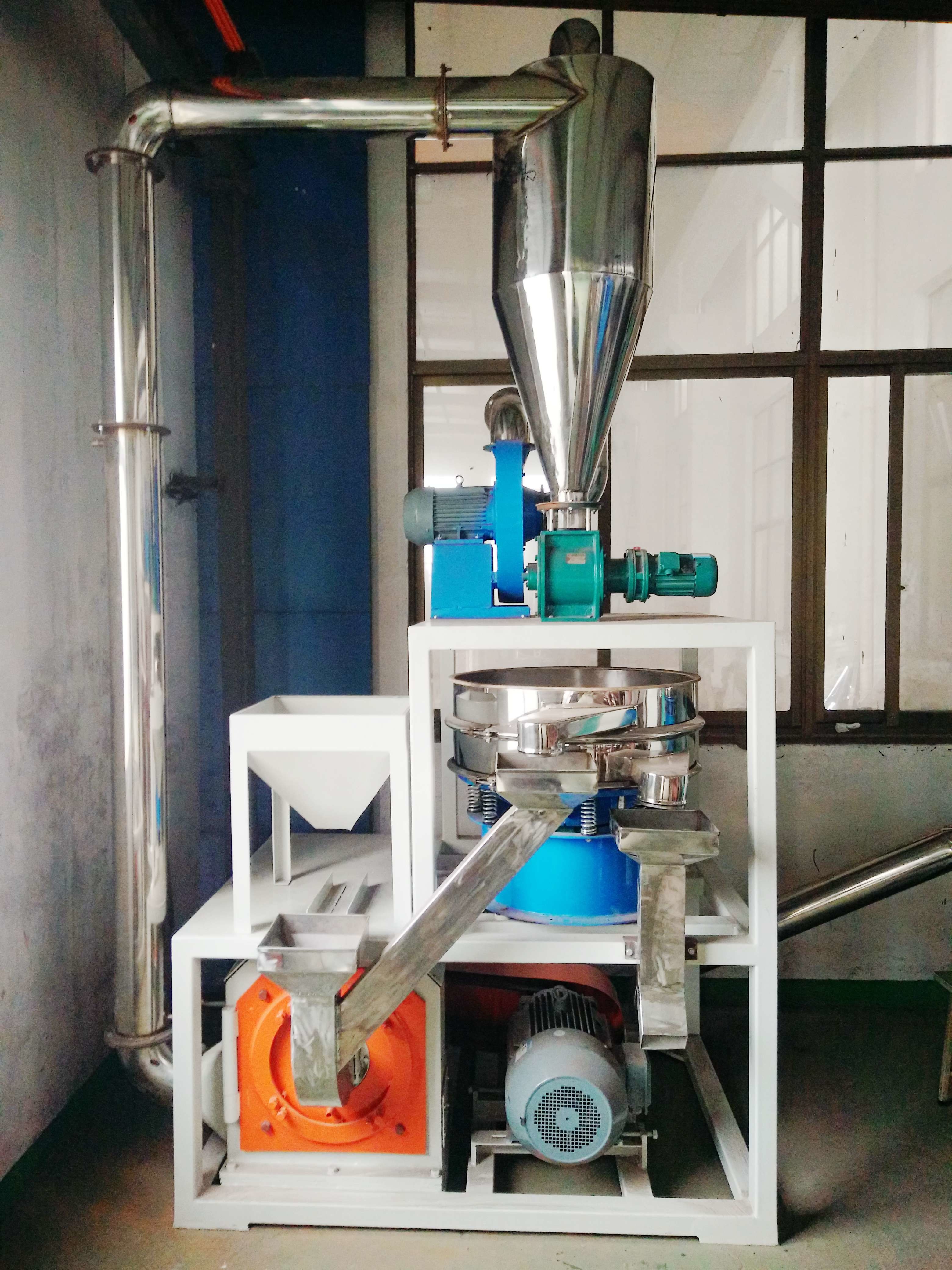 Polyvinyl Chloride Cutter Milling Machine 45KW Small Size Fully Sealed