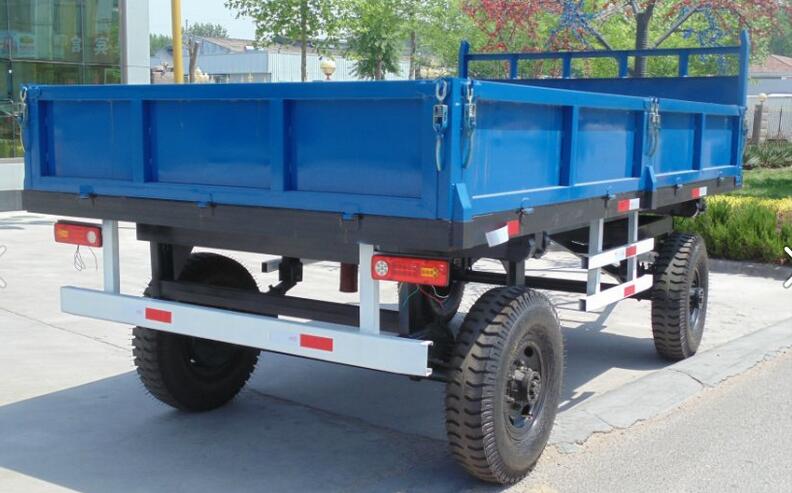 13 Ton Capacity Axle Small Mini Tractor Trailer for Walking Tractor