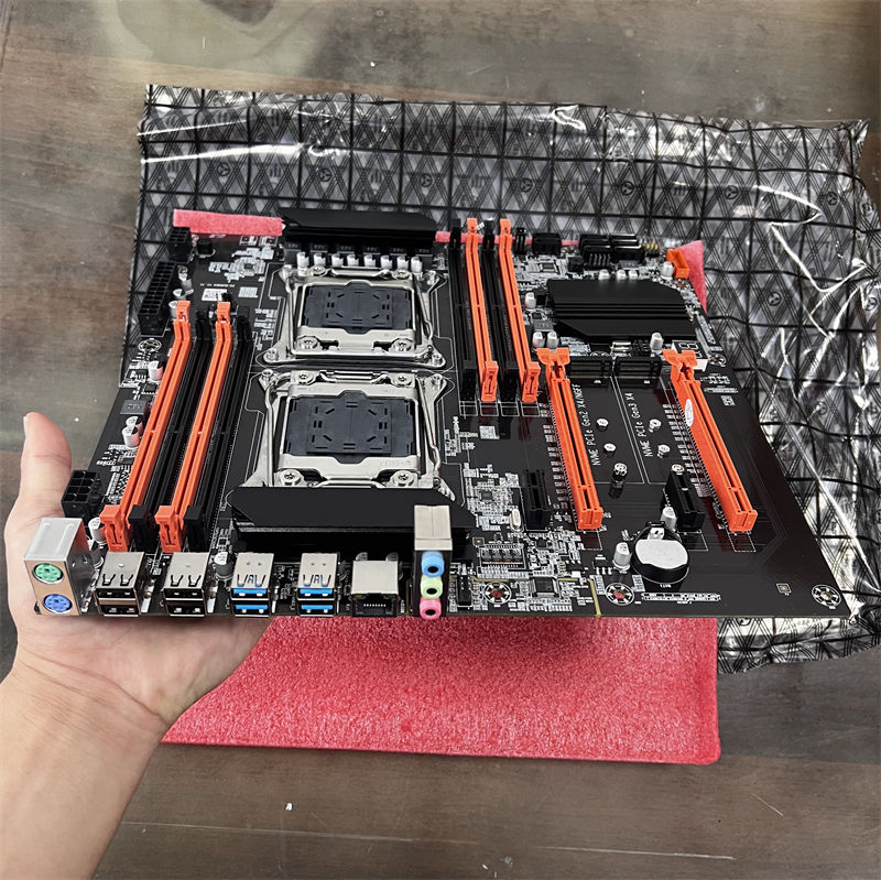 Customized X99 Motherboard With LGA 2011-3 XEON E5 2699V3 *2 CPU With 4*16GB = 64GB DDR4 2133MHz server memory combo kit