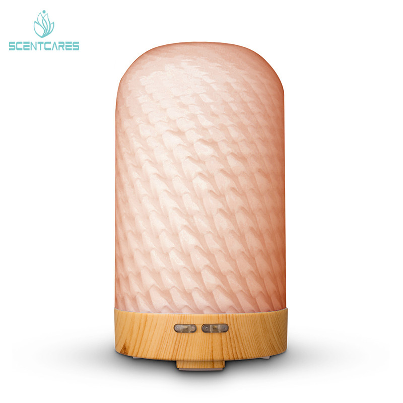 Glass 100ml 20ML/H Ultrasonic Cool Mist Diffuser