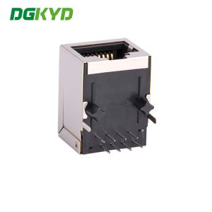 KRJ-060WDNL RJ45 Power Grid Interface Connector With Filter Socket Interface
