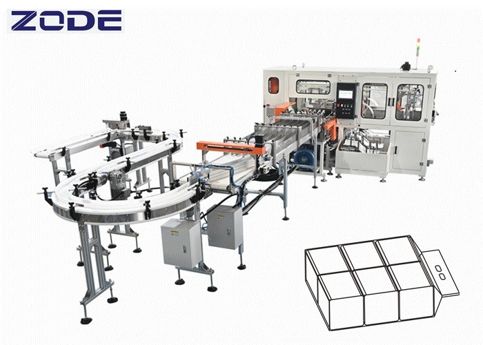 5packs/min Paper Napkin Manufacturing Machine , 6packs Full Automatic Packing Machine