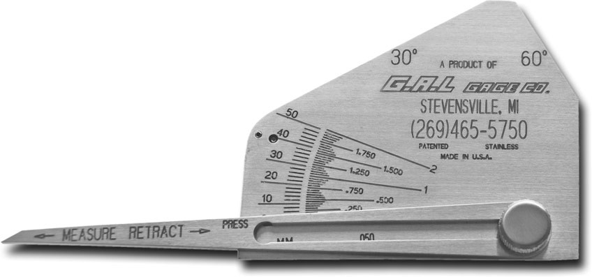 Skew-T Fillet Weld Gage