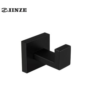 Polished Bathroom Hardware Accessories Single Robe Hook