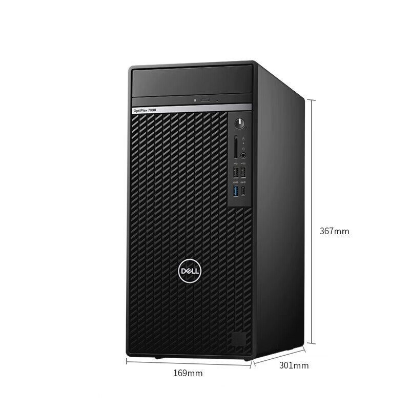 Dell OptiPlex 7090MT Business Office Desktop i3-12100 8G 256G M.2 NVMe 22" Monitor