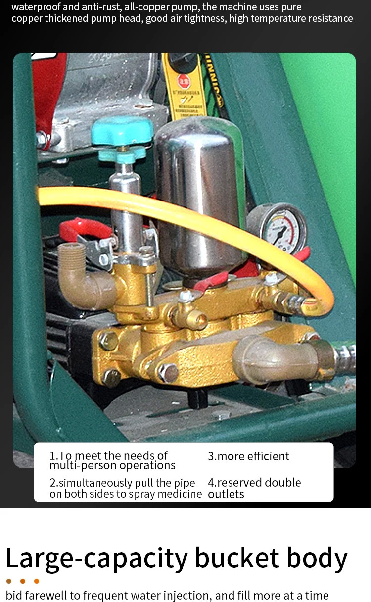 Anti Epidemic Gasoline Engine Power Sprayer High Pressure Agricultural