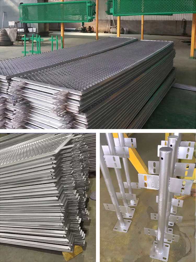 Flattened Expanded Metal Wire Mesh Fence For Road Anti-Glare Bridge Anti-Glare Mesh