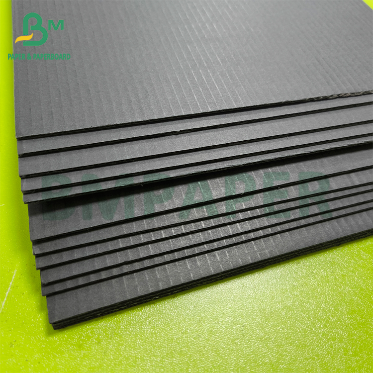 3 Layers Black White E Flute Paper Corrugated Cardboard Sheet for Boxes