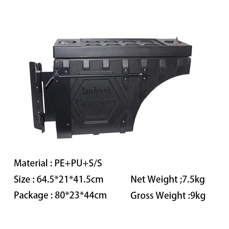 High Capacity Plastic Waterproof Truck Tailgate Extender For Ford F150 Ranger