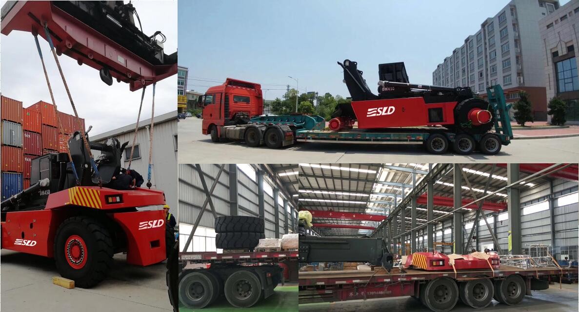Terminal Yard Stacking Container Reach Stacker 45tons