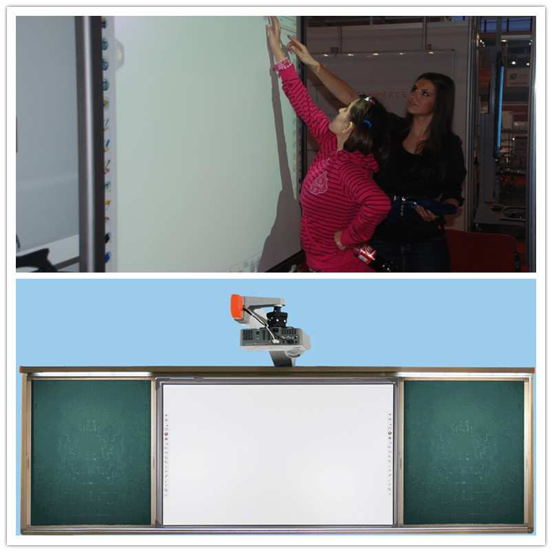 China full high HD screen hand writing combined with meeting software and game touch screen smart interactive whiteboard