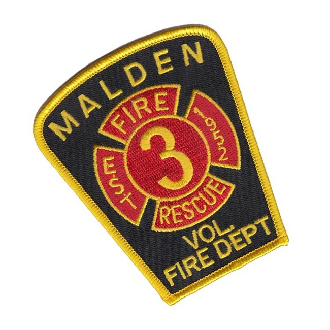 Personalised Iron On 3D Fire Rescue Velcro Patches For Clothes