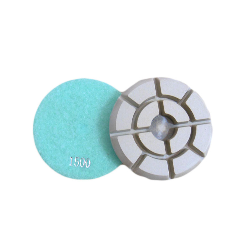 10mm Transitional Diamond Toolings Resin Polishing Pads For Concrete Floors