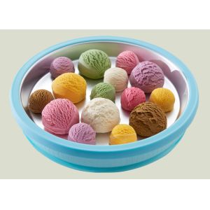  Easy Operate Hand Instant Ice Cream Roll Tray Superior Refrigeration Performance Manufactures