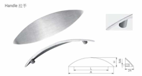Steel SUS304 Cabinet Handled Furniture Stainless Steel 304 Handle Kitchen