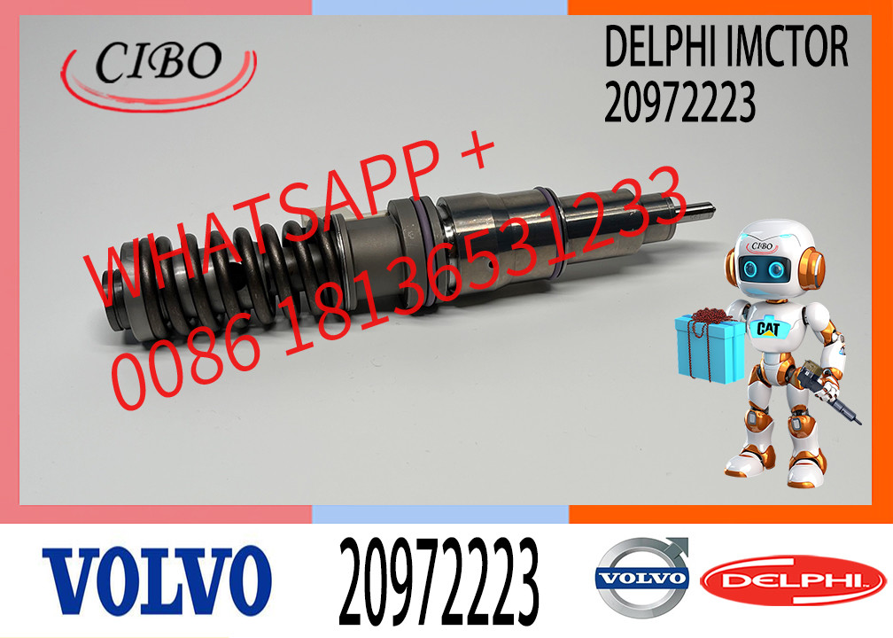 Diesel Fuel Injector 20972223 21644598 BEBE4D35002 BEBE4D16003 20972223 21644598 For FH13 EURO5 2108884 21644596