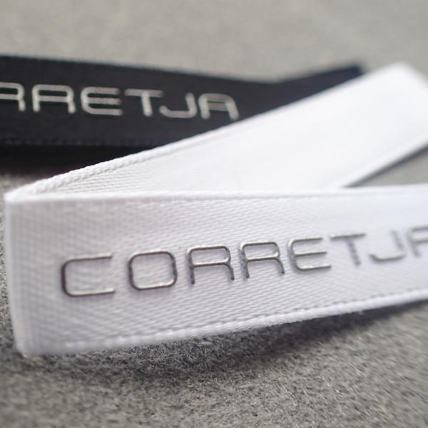 Quality Washable woven Grosgrain Custom Printed Clothing Labels for sale