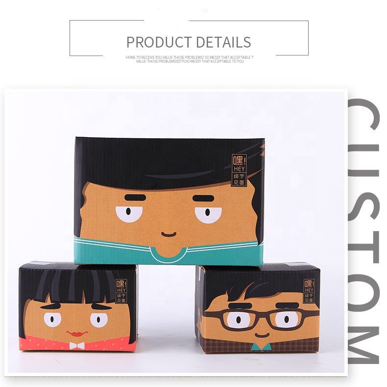 Custom Printing Folding Custom Corrugated Box With Waterproof Metal Film