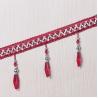 Buy cheap Handmade fashionable chain beads lace tassels fringes for curtain/sofa/pillow from wholesalers