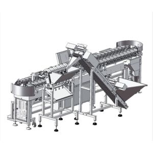 Horizontal Weight Sorter Machine With Pusher Rejector PLC Control
