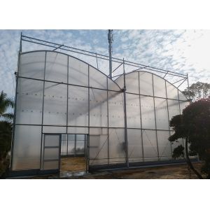 Single Layer Greenhouse Hydroponics System Wrought Iron Greenhouse With Film