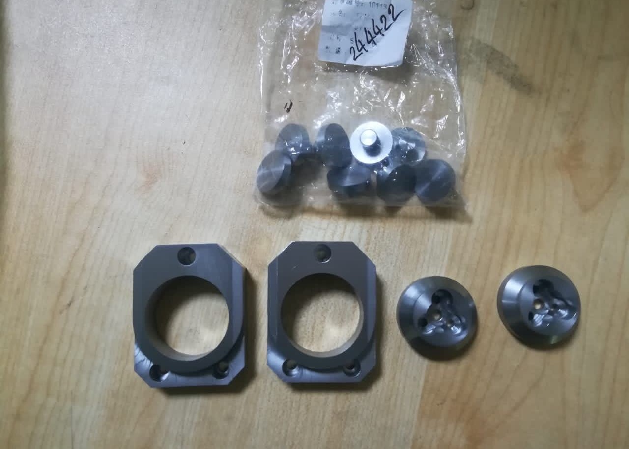 99.95% Molybdenum TZM Alloy Plate Processed Parts Final Machined Surface