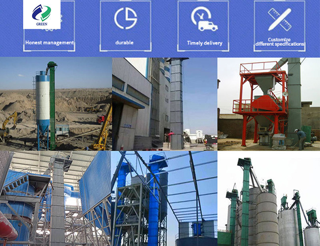 Vertical Lifting Chain Bucket Elevator For Feed