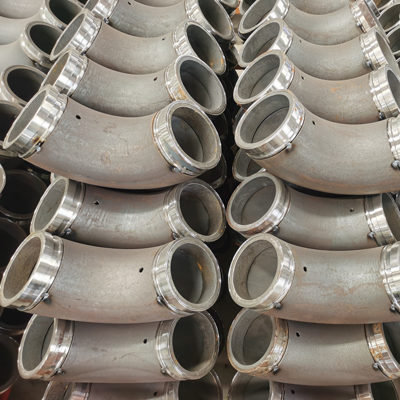 Various Sizes Sany Concrete Pump Parts 4.5mm Reinforce Concrete Pipe