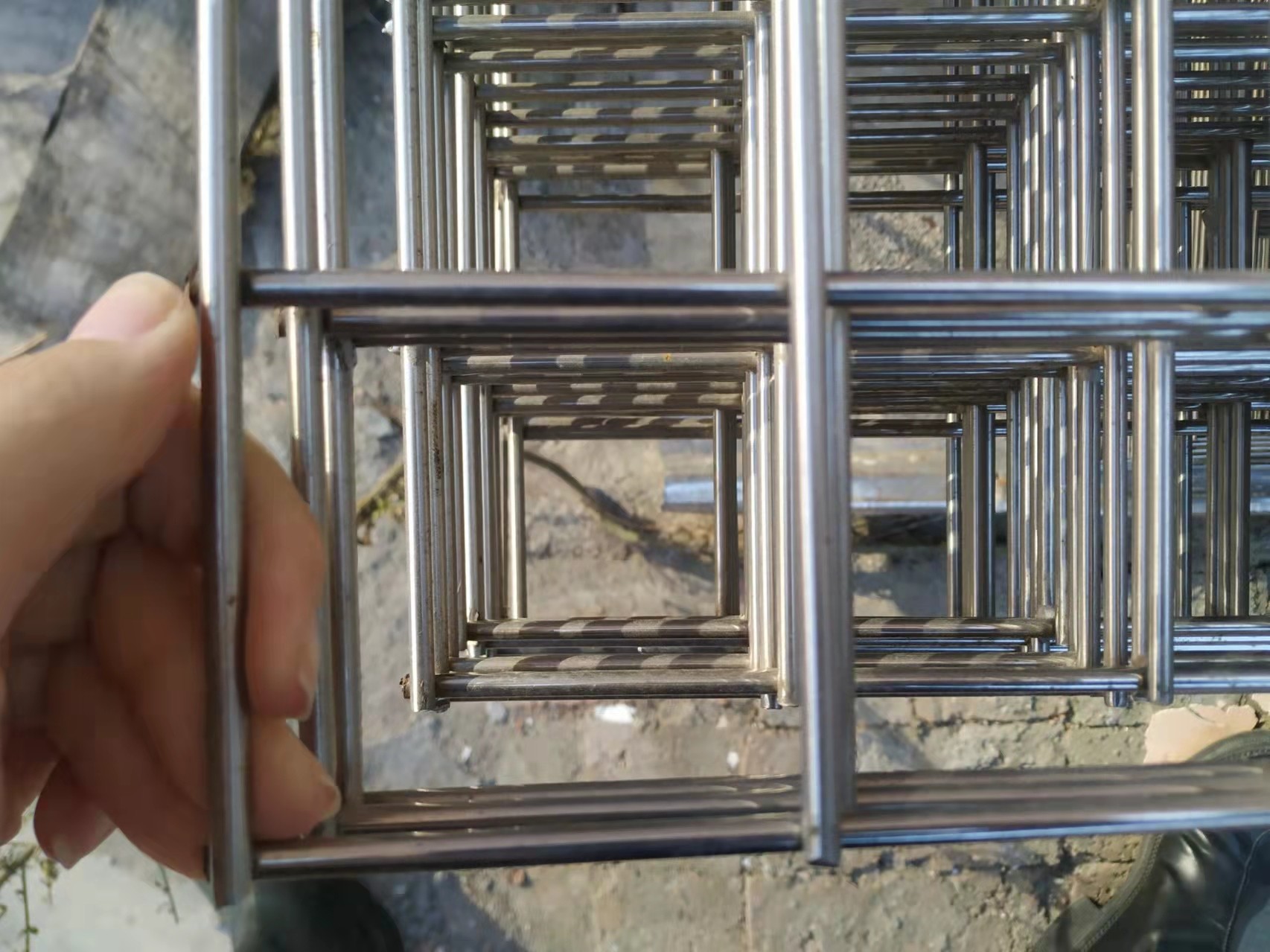 8x0.5m 1mm 304 Stainless Steel Welded Wire Mesh Panel Square Hole
