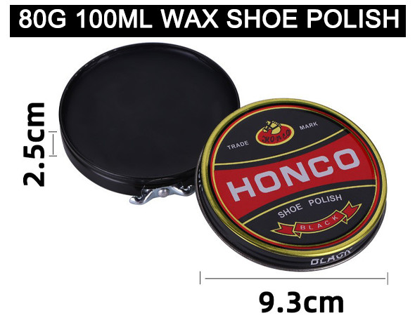 Black Polish Dubbing 80g 100ml Wax Shoe Polish For Leather Nourishing Preserving Shoes Customization Of Ingredients