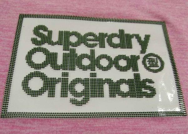 Soft 3D Silicon Raised Heat Transfer Clothing Labels Iron On Tags Special