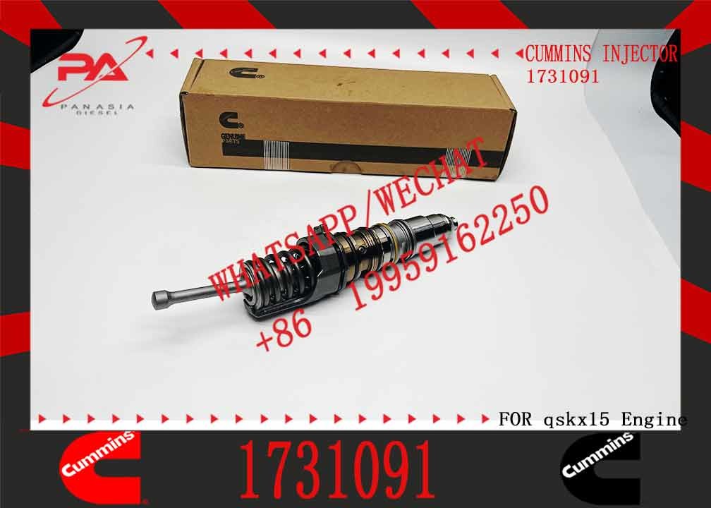 Construction Machinery PartsFuel Injector For QSKX15 Diesel 579251 1846350 579261 1731091 For CUMMINS Diesel Engine