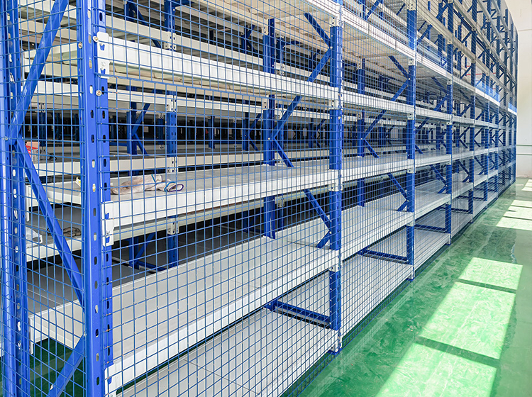 Customized and Maximum Capacity Load Multi-Level Shelving with Powder Coated Finish