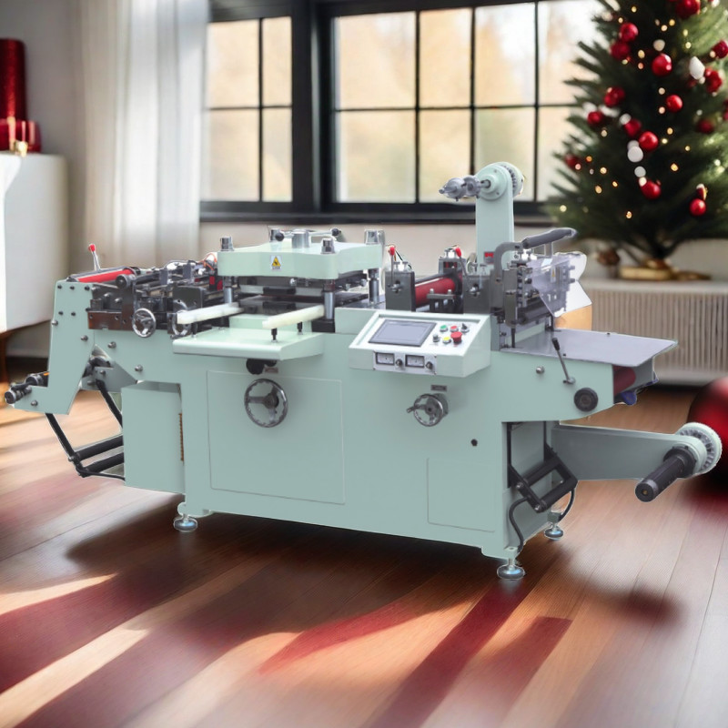 200 Times/Min Flatbed Labels Full Automatic Die Cutting Machine For Electronic Adhesive Industrials Sheet Collections