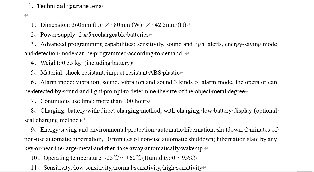 Xld-s28 Ultra sensitive handheld metal detector