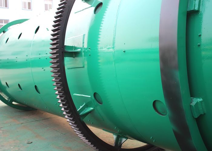 20 TPH Compound Organic Fertilizer Rotary Drum Granulator With Round Ball Shape