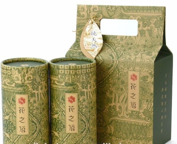 Eco-friendly packaging kraft paper tube exquisite gift paper tube cardboard for packing Tea,custom top end foil lined kr