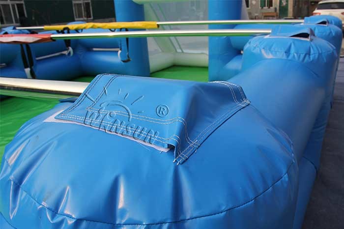 Inflatable Human Table Football 15x6m With High Efficiency Air Blower