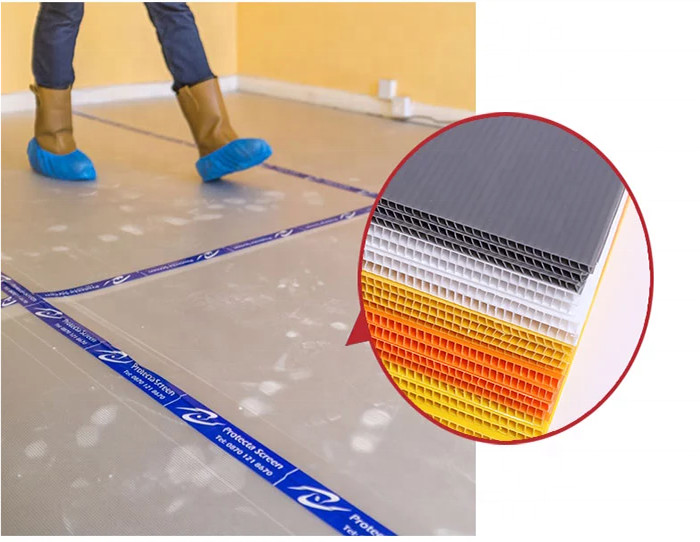 High Strength Decoration Pp Corrugated Board For Construction