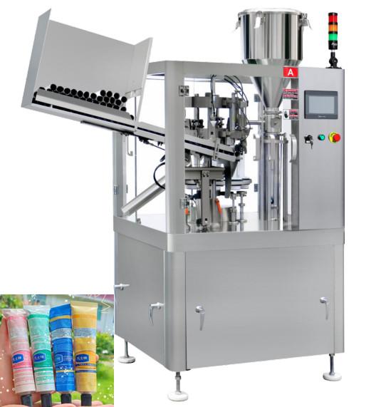 Cream Plastic Soft Tube Filling Sealing Machine Automatic Cosmetic Equipment